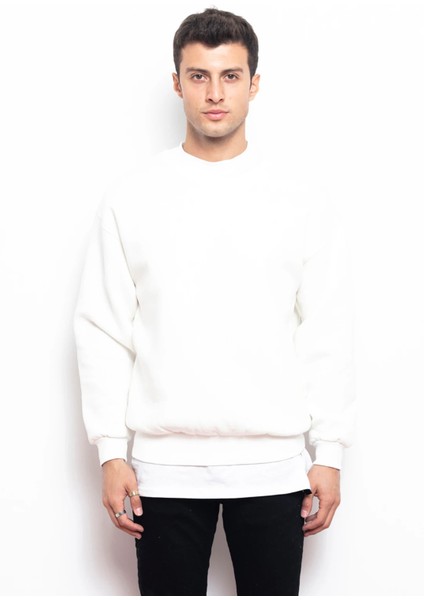 Oversize Baskılı Sweatshirt K-450