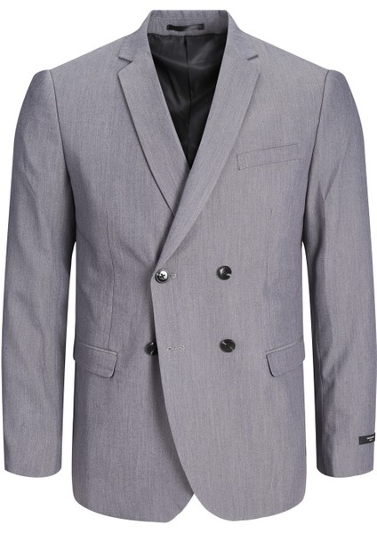 Yazlık Slim Fit Açık Gri-Melanj Erkek Ceket 12215745