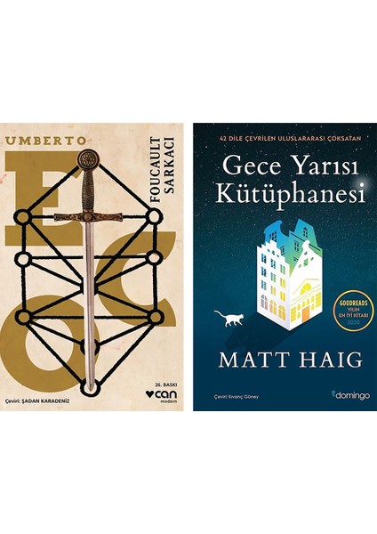 Foucault Sarkacı - Gece Yarısı Kütüphanesi - 2 Kitap