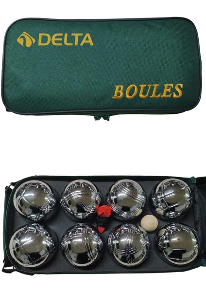 Bocce Set Çantalı 8 Toplu Metal Bocce Seti Boules Seti Bc