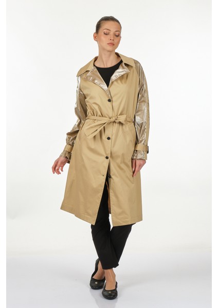 Minimalist Midi Oversize Trençkot - Günlük Kullanım fiyatları