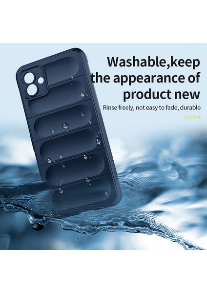 Samsung Galaxy A04 4g Için Kaymaz Silikon Telefon Kılıfı - Lacivert (Yurt Dışından) indirimleri