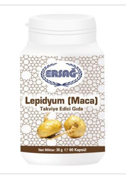 Lepidyum (Maca) 60KAPSÜL //  Lepidium Maca 60 Capsules ELM-3636