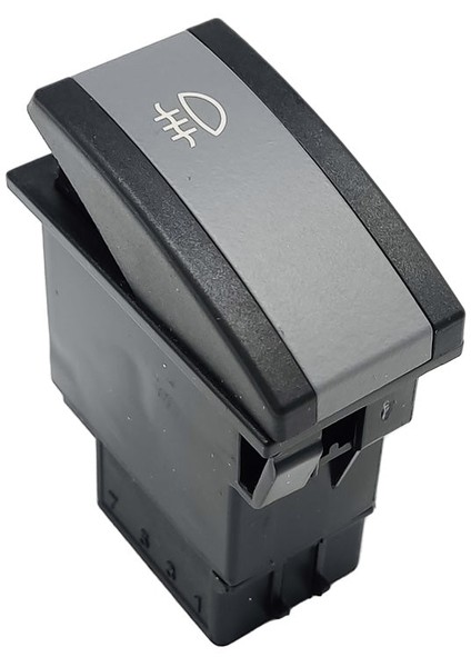 Otokar M2010 Minibüs Arka Sis Lambası Anahtar Düğme Rocker Switch 6 Pin (On-M.on) - Ampullü 12V