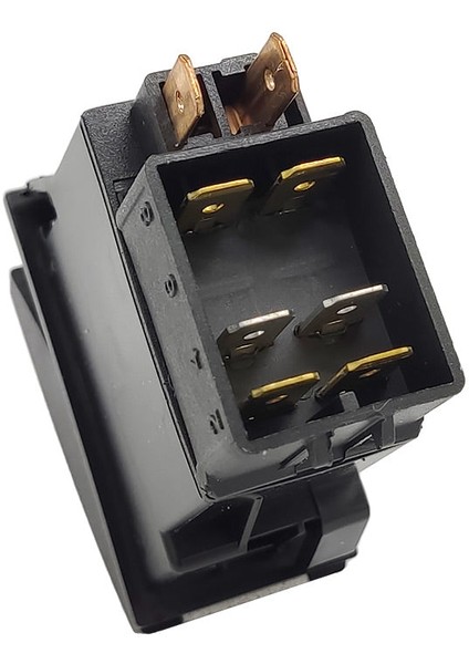 Otokar M2010 Minibüs Arka Sis Lambası Anahtar Düğme Rocker Switch 6 Pin (On-M.on) - Ampullü 12V