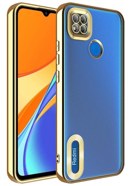 Xiaomi Redmi 9c Kılıf Kamera Korumalı Logo Gösteren Omega Kapak