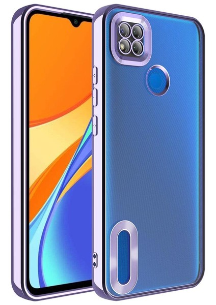 Xiaomi Redmi 9c Kılıf Kamera Korumalı Logo Gösteren Omega Kapak