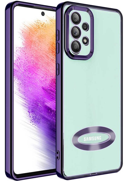 Samsung Galaxy A53 5g Kılıf Kamera Korumalı Logo Gösteren Omega Kapak