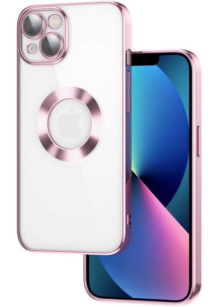 Apple iPhone 13 Kılıf Kamera Korumalı Logo Gösteren Omega Kapak
