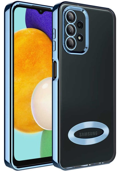 Samsung Galaxy A13 4g Kılıf Kamera Korumalı Logo Gösteren Omega Kapak