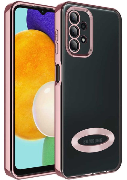 Samsung Galaxy A13 4g Kılıf Kamera Korumalı Logo Gösteren Omega Kapak
