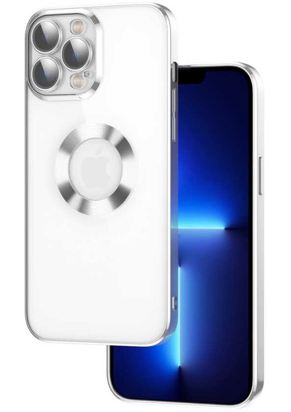 Apple iPhone 12 Pro Kılıf Kamera Korumalı Logo Gösteren Omega Kapak