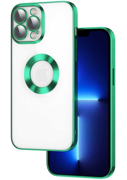 Apple iPhone 12 Pro Kılıf Kamera Korumalı Logo Gösteren Omega Kapak
