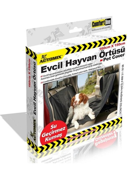 Araç Evcil Hayvan Örtüsü Araç Koltuk Örtü 160 cm x 150 cm