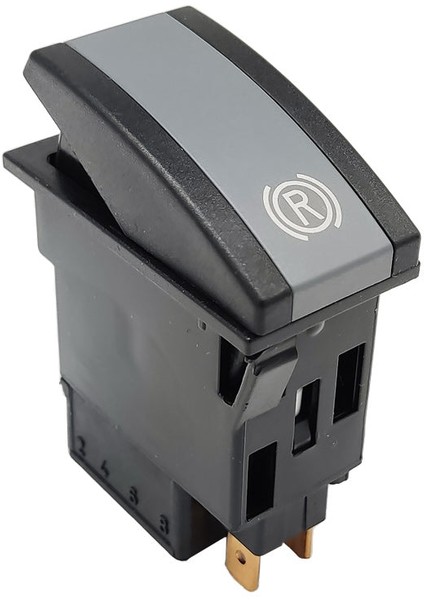 Otokar Kent Otobüs Retarder Anahtar Düğme Rocker Switch 6 Pin (On-On) - Ampullü 24V