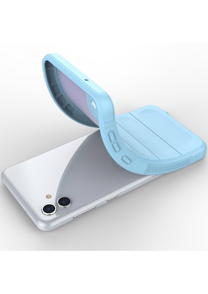 Samsung Galaxy A04 4g Için Kaymaz Silikon Telefon Kılıfı - Mavi (Yurt Dışından) fırsatları