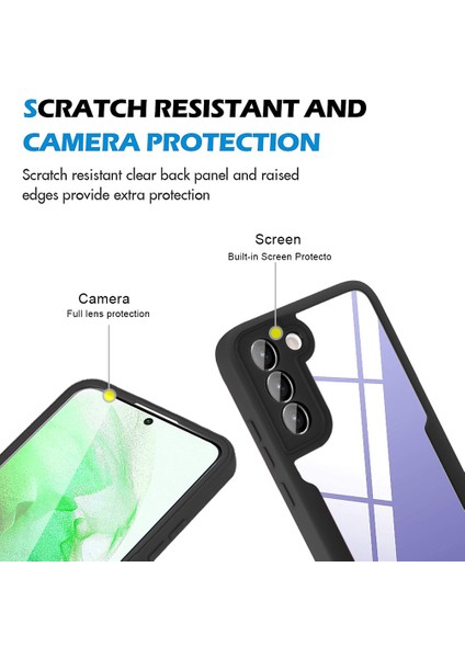 Samsung Galaxy S21 Plus 5g Için Yumuşak Tpu Ekran Koruyucu Telefon Kılıfı - Siyah (Yurt Dışından) indirimleri