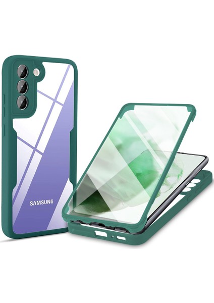 Samsung Galaxy S21 Plus 5g Için Yumuşak Tpu Ekran Koruyucu Telefon Kılıfı - Yeşil (Yurt Dışından)