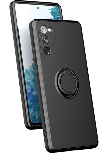 Samsung Galaxy S20 FE/S20 Fe 5G/S20 Fe 2022 Için Ince Silikon Yüzük Stand Telefon Kılıfı - Açık Yeşil (Yurt Dışından) modelleri