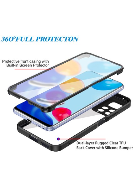 Xiaomi Redmi Note 11 4g/note 11S Için Yumuşak Tpu Ekran Koruyucu Telefon Kılıfı - Mor (Yurt Dışından)