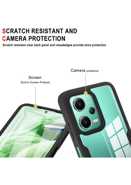 Xiaomi Redmi Note 12 Için Yumuşak Tpu Ekran Koruyucu Telefon Kılıfı - Yeşil (Yurt Dışından) modelleri