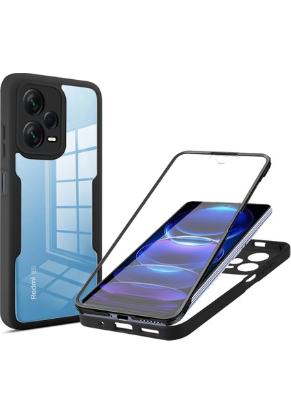 Xiaomi Poco X5/ Redmi Note 12 Pro Için Yumuşak Tpu Ekran Koruyucu Telefon Kılıfı - Siyah (Yurt Dışından)