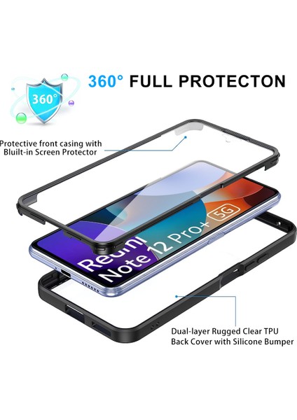 Xiaomi Poco X5/ Redmi Note 12 Pro Için Yumuşak Tpu Ekran Koruyucu Telefon Kılıfı - Siyah (Yurt Dışından) fiyatları