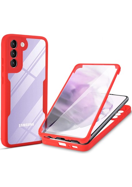 Samsung Galaxy S21 5g Için Yumuşak Tpu Ekran Koruyucu Telefon Kılıfı - Kırmızı (Yurt Dışından)