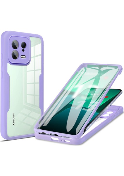 Xiaomi 13 Için Yumuşak Tpu Ekran Koruyucu Telefon Kılıfı - Mor (Yurt Dışından)
