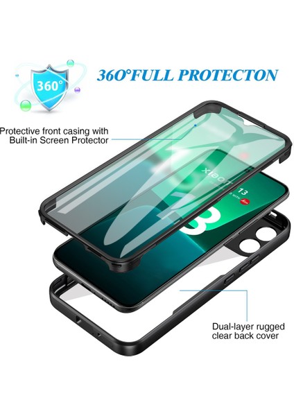 Xiaomi 13 Için Yumuşak Tpu Ekran Koruyucu Telefon Kılıfı - Mor (Yurt Dışından)