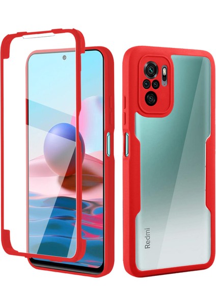 Xiaomi Redmi Note 10 4g/note 10S Için Yumuşak Tpu Ekran Koruyucu Telefon Kılıfı - Kırmızı (Yurt Dışından)