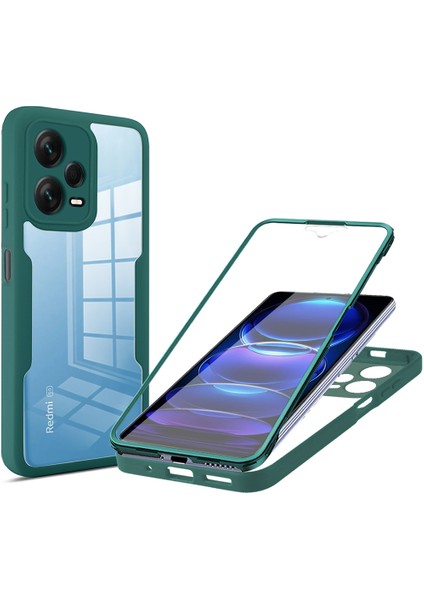Xiaomi Poco X5/ Redmi Note 12 Pro Için Yumuşak Tpu Ekran Koruyucu Telefon Kılıfı - Yeşil (Yurt Dışından)