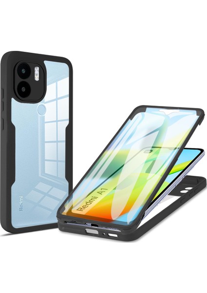 Xiaomi Redmi A1 Için Yumuşak Tpu Ekran Koruyucu Telefon Kılıfı - Siyah (Yurt Dışından)