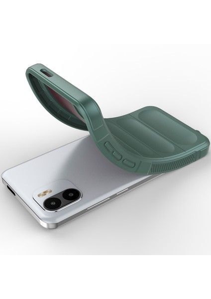 Xiaomi Redmi A1 Için Kaymaz Silikon Telefon Kılıfı - Yeşil (Yurt Dışından) fırsatları