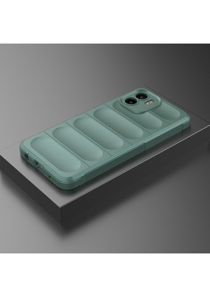 Xiaomi Redmi A1 Için Kaymaz Silikon Telefon Kılıfı - Yeşil (Yurt Dışından) indirimleri