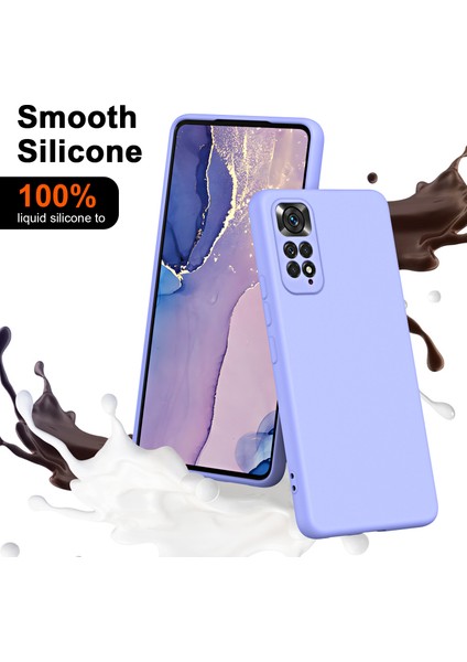 Xiaomi Redmi Note 11S / Note 11 4g Için Ince Likit Silikon Yumuşak Telefon Kılıfı - Siyah (Yurt Dışından)