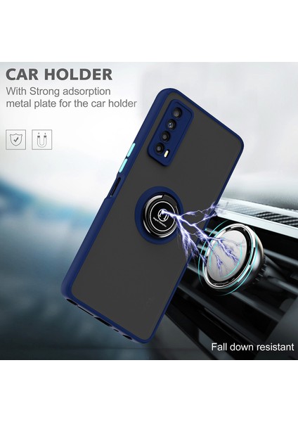 Tcl Stylus Için Yüzük Stand Mat Sert Silikon Telefon Kılıfı - Yeşil (Yurt Dışından) fırsatları