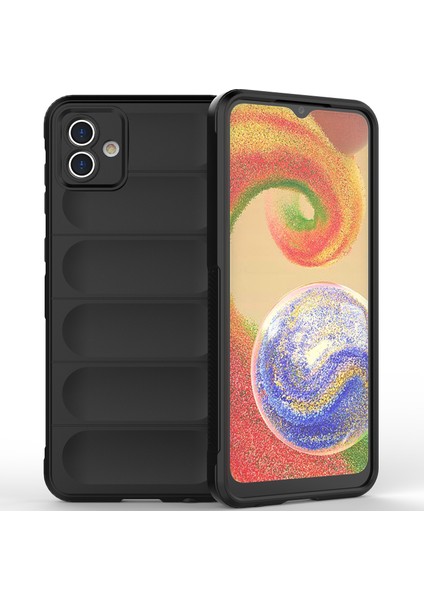 Samsung Galaxy A04 4g Için Kaymaz Silikon Telefon Kılıfı - Siyah (Yurt Dışından) modelleri