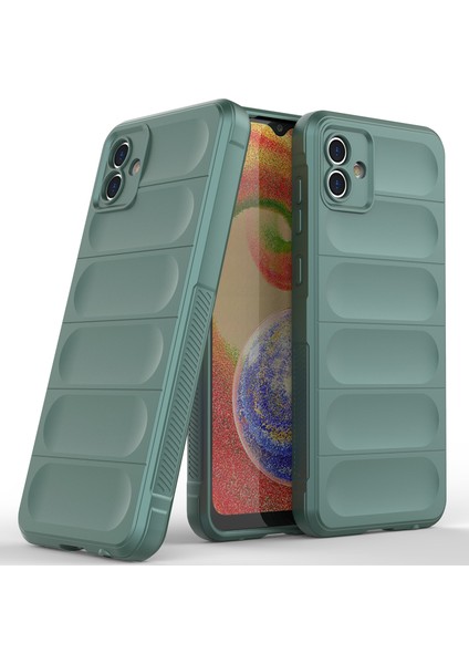 Samsung Galaxy A04 4g Için Kaymaz Silikon Telefon Kılıfı - Yeşil (Yurt Dışından)