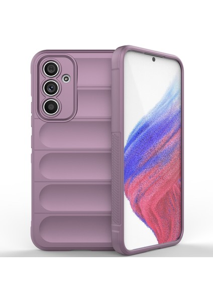 Samsung Galaxy A54 5g Için Kaymaz Silikon Telefon Kılıfı - Mor (Yurt Dışından)