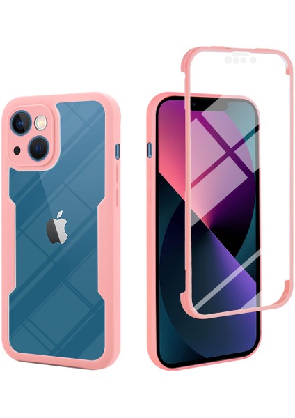 iPhone 13 Mini Için Yumuşak Tpu Ekran Koruyucu Telefon Kılıfı - Pembe (Yurt Dışından)