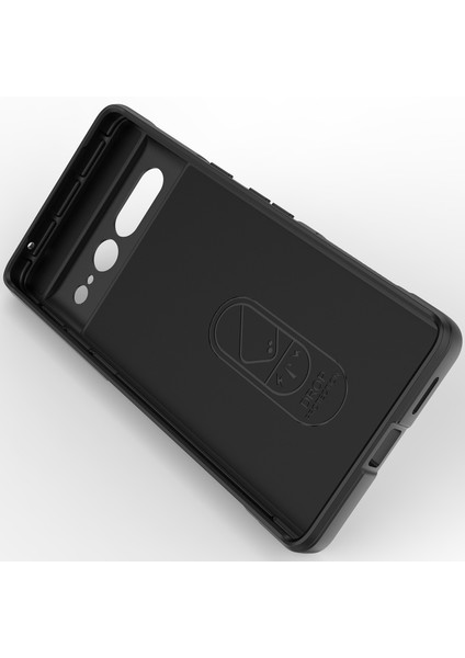 Google Pixel 7 Pro Için Kaymaz Silikon Telefon Kılıfı - Koyu Gri (Yurt Dışından)