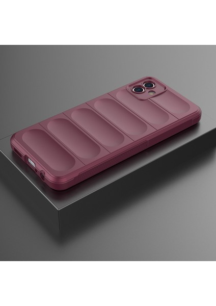 Samsung Galaxy A04 4g Için Kaymaz Silikon Telefon Kılıfı - Koyu Kırmızı (Yurt Dışından) indirimleri