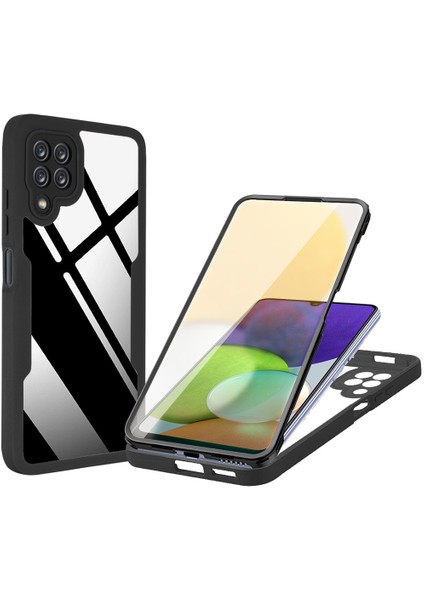 Samsung Galaxy A22 4g Için Yumuşak Tpu Ekran Koruyucu Telefon Kılıfı - Siyah (Yurt Dışından)