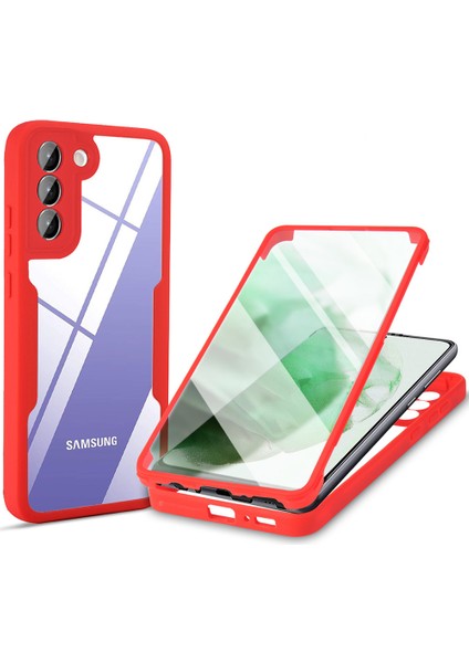 Samsung Galaxy S21 Plus 5g Için Yumuşak Tpu Ekran Koruyucu Telefon Kılıfı - Kırmızı (Yurt Dışından)