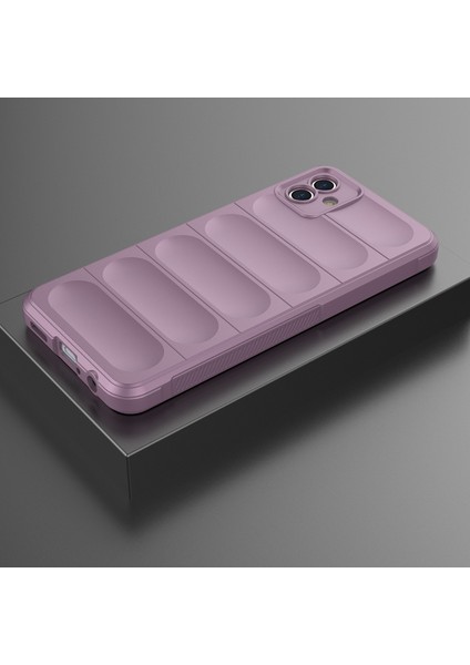 Samsung Galaxy A04 4g Için Kaymaz Silikon Telefon Kılıfı - Mor (Yurt Dışından) indirimleri