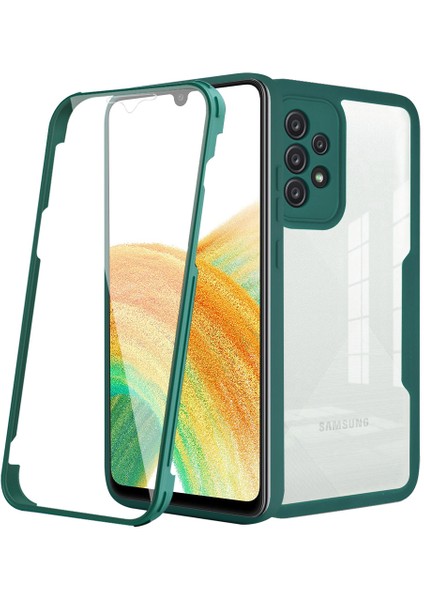 Samsung Galaxy A33 5g Için Yumuşak Tpu Ekran Koruyucu Telefon Kılıfı - Yeşil (Yurt Dışından)