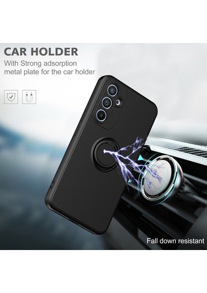 Samsung Galaxy A54 Için Ince Silikon Yüzük Stand Telefon Kılıfı - Pembe (Yurt Dışından) fırsatları