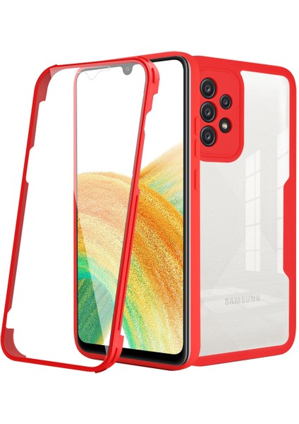 Samsung Galaxy A23 Için Yumuşak Tpu Ekran Koruyucu Telefon Kılıfı - Kırmızı (Yurt Dışından)
