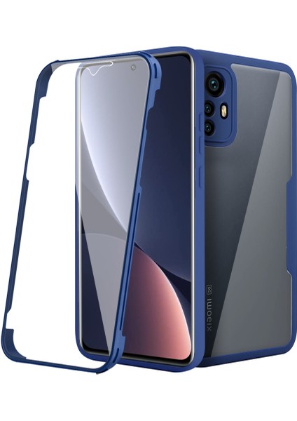 Xiaomi 12 Pro Için Yumuşak Tpu Ekran Koruyucu Telefon Kılıfı - Mavi (Yurt Dışından)